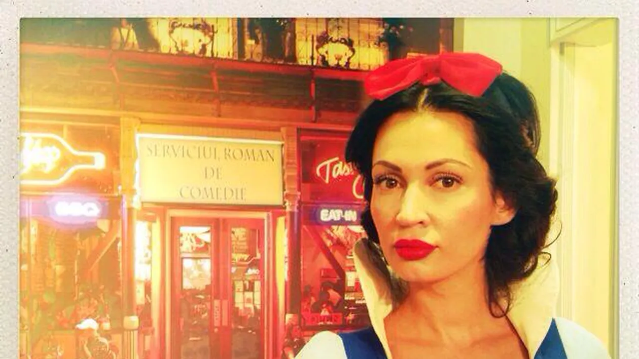 Nicoleta Luciu, mai sexy ca niciodata, costumata in Alba-ca-Zapada. A aratat de parca era rupta din basme