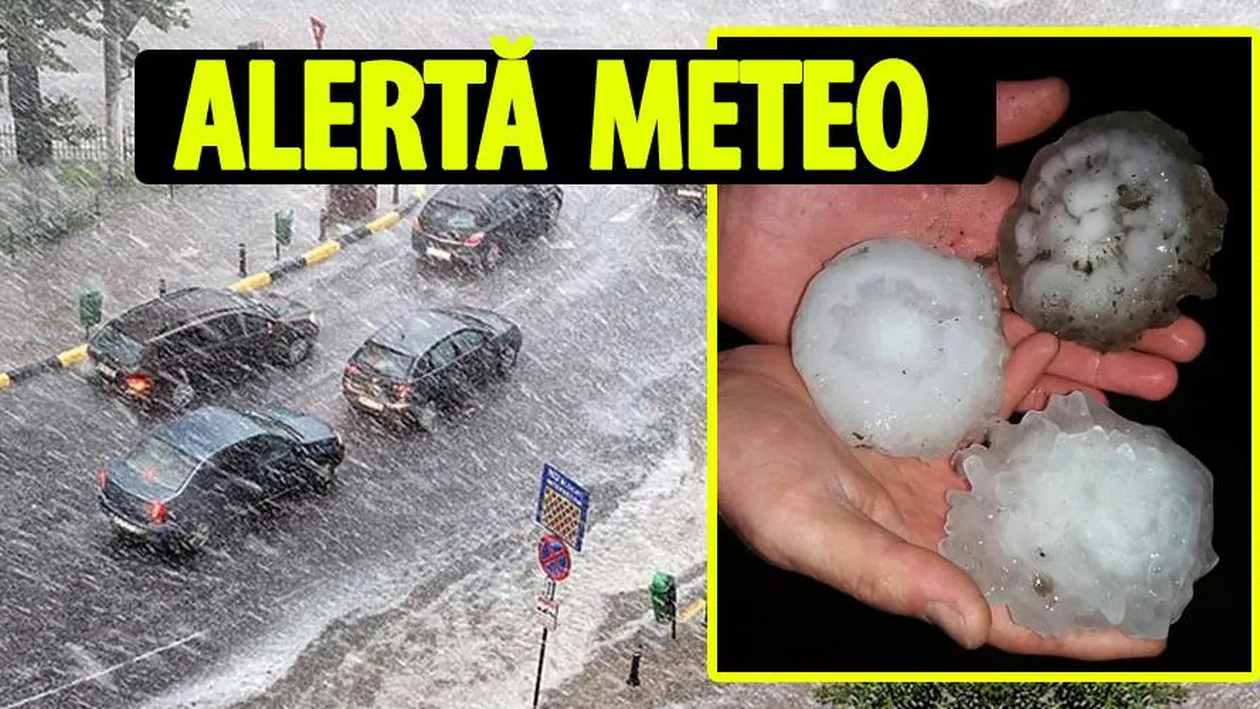 Grindina face ravagii în toată România. ANM anunță în continuare fenomene foarte periculoase