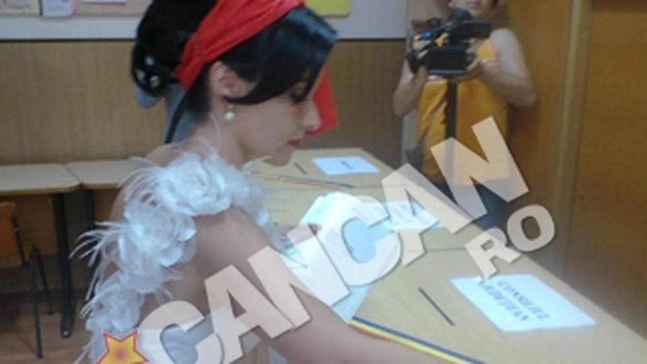 Cei mai veseli alegatori! Doi miri din Galati au mers de la nunta, direct la vot!