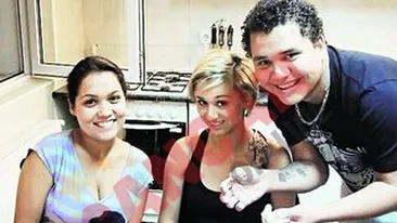 Bagate cu capul in apa si faina