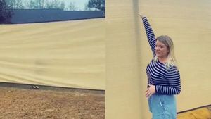 Cum poți să îți construiești un gard cu doar 80 de lire sterline. Din dorința de a-i da peste nas soțului, Kate a găsit o soluție-surpriză pentru a avea intimitate