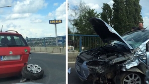 Accident violent pe DN1. Impactul a fost atât de puternic, încât...