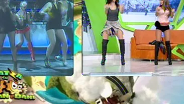 Roxana Vancea si Andreea D. te invata sa dansezi pe Ai se eu te pego! VIDEO INTERZIS MINORILOR!