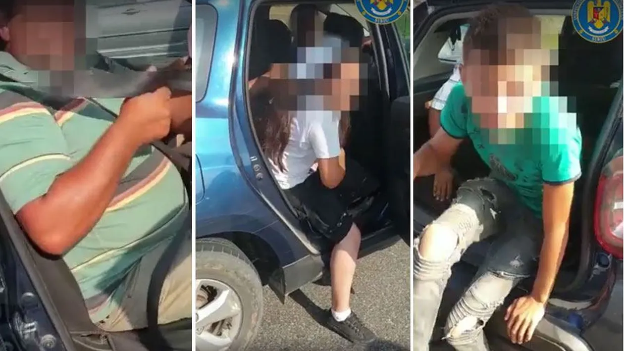 Câți pasageri transporta un bărbat din Sibiu cu o Dacie Duster. VIDEO IREAL