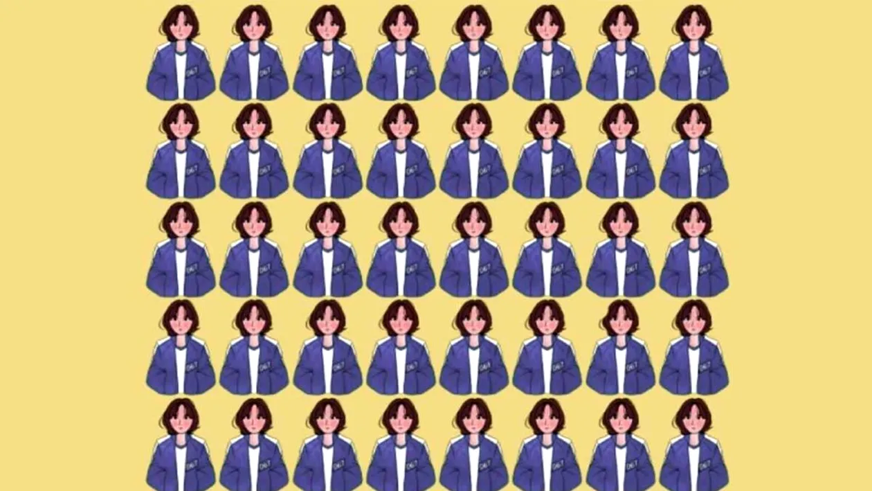 TEST IQ | În imagine apar 40 de femei, dar una este diferită de celelalte! Care?