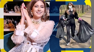 Iulia Albu, ipostaza în care nu ai văzut-o până acum. A trecut la munca de jos! Vedeta de la Antena 1 strânge gunoaiele din Herăstrău