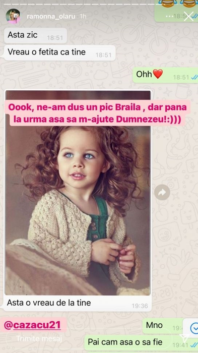 ”Vreau o fetiță ca tine!”. Cătălin Cazacu vrea să devină tătic? Ce reacție a avut Ramona Olaru