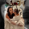 Cum a reacționat Kim, fiica Andrei Volos, când și-a văzut mama în rochie de mireasă! Cele două au avut ținute asemănătoare
