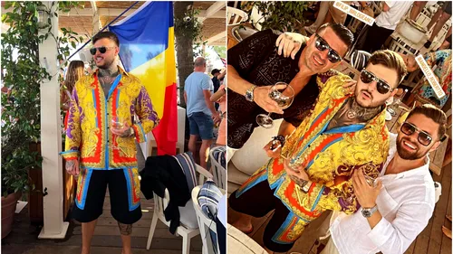 Adrian Mititelu Jr. a „zburat” mii de € la party-ul din Saint Tropez! A dansat pe muzica lui Florin Salam, cu șampanie scumpă