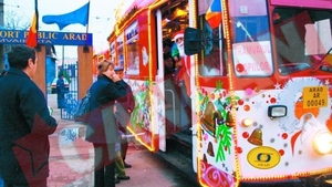 Bataie pe tramvaiul lui Mos Craciun