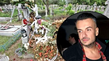 Un bărbat misterios îl plânge în hohote pe Răzvan Ciobanu și vorbește singur! Momente șoc la cimitir
