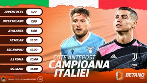 START în Campionatul Italiei! Ce spun cotele Betano despre noua stagiune din Peninsulă
