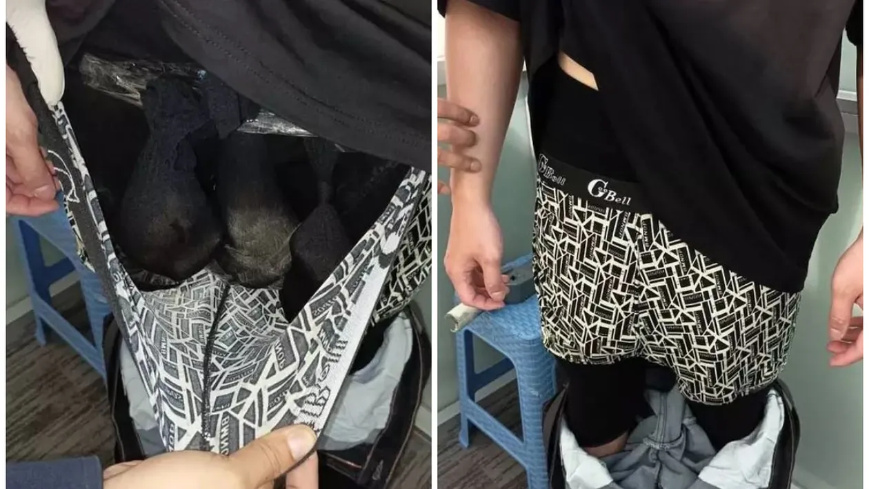 Ireal! Ce a încercat să ascundă în pantaloni un tânăr, atunci când a trecut prin porțile de securitate de la aeroport