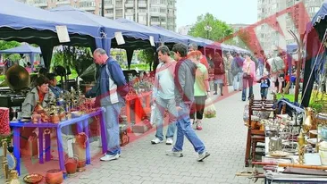 Targul Anticarilor, in Parcul Obor