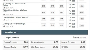 (P) Pariuri speciale pe Etapa 1 şi Liga 1