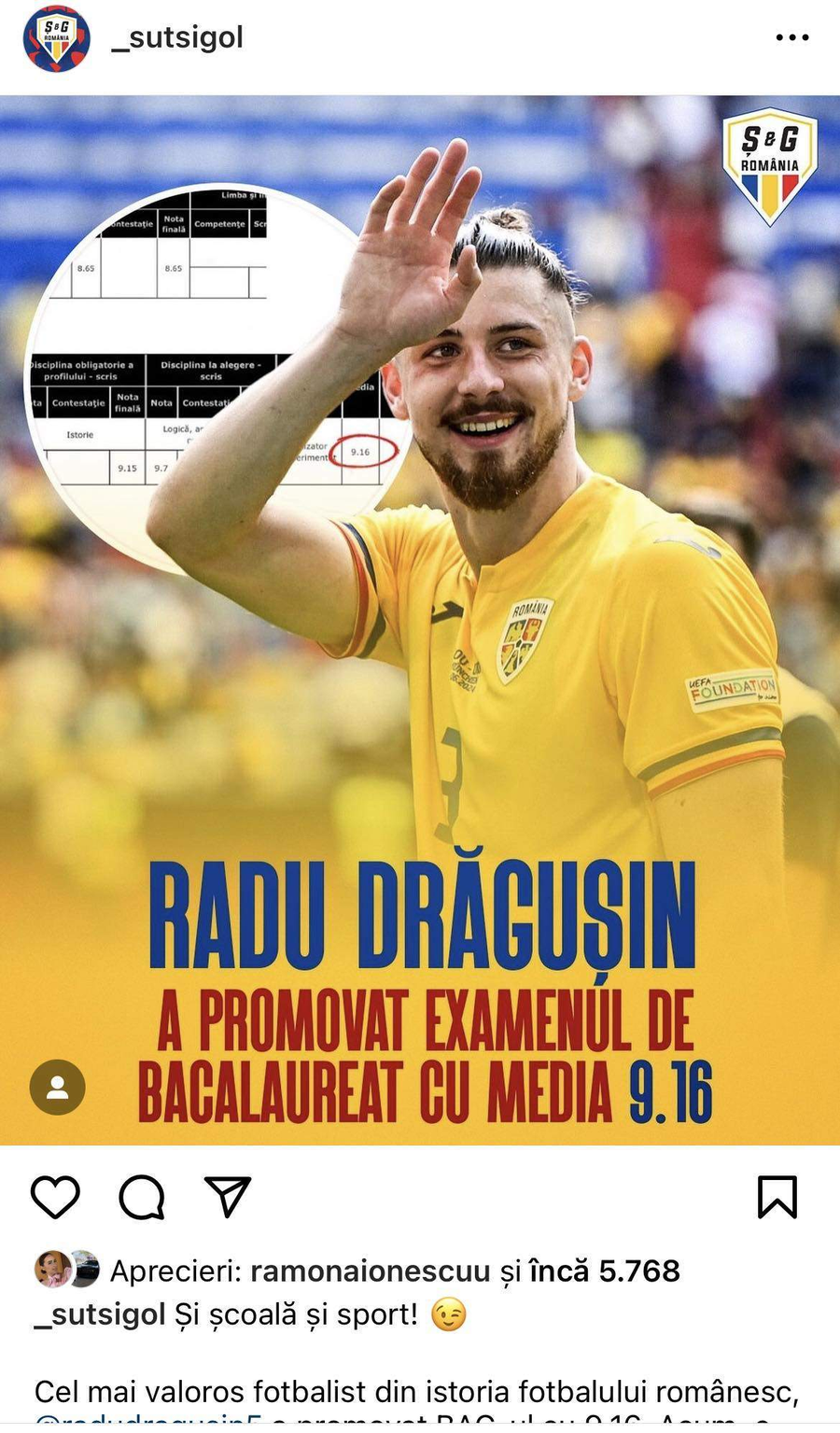 Sursă foto: Captură Instagram