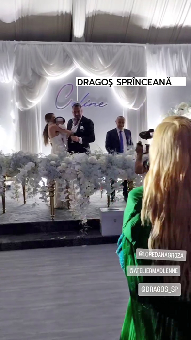 Dragoș Sprînceană, într-o formă de zile mari la botezul micuței Celine