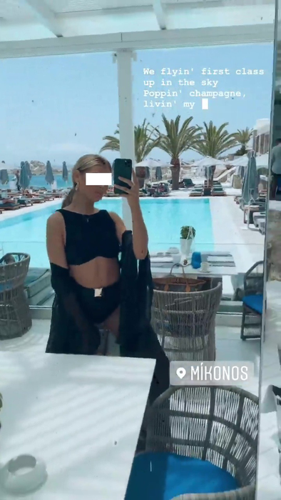 "Turbo Prințesica", într-o formă de zile mari la Mykonos