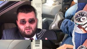 Victoraș Micula, în “maratonul” fițelor. A pilotat elicopterul, în timp ce purta un ceas Patek Philippe Nautilus de 100.000 €,  apoi...