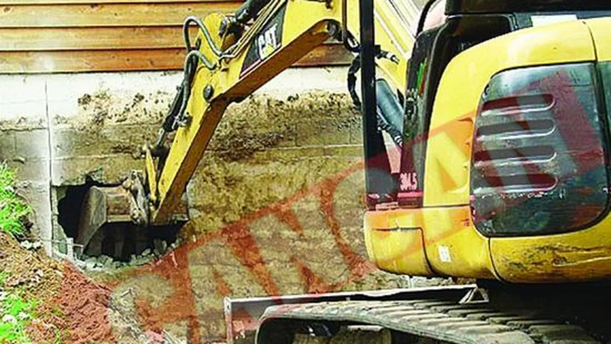 Si-a gaurit casa pentru masina