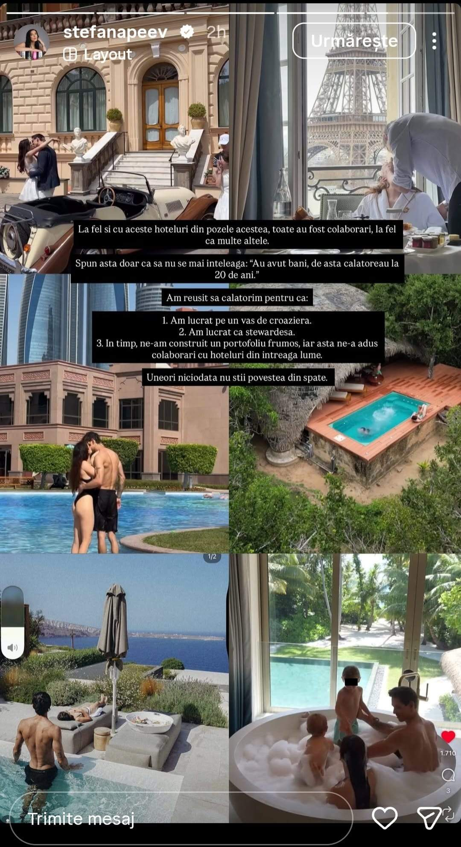 Ștefana Peev, despre vacanțe/ sursa foto: social media