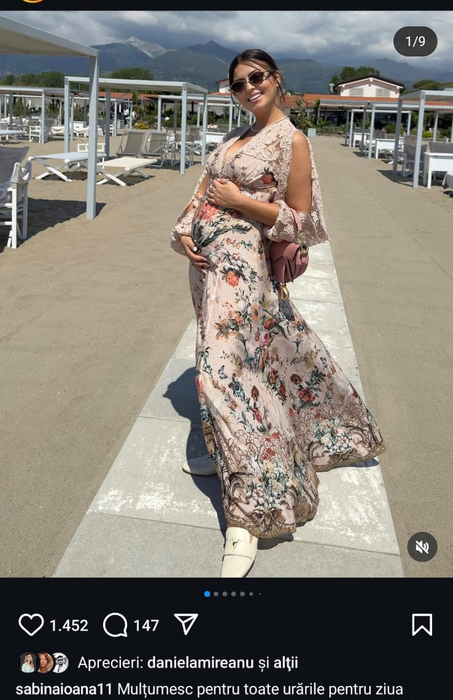 Sora lui Gabi Bădălău este însărcinată/Foto: Instagram