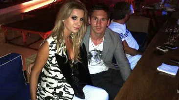 Fotografie de colectie! Marina Dina l-a fentat pe cel mai bun fotbalist! La masa cu Messi, in Ibiza!