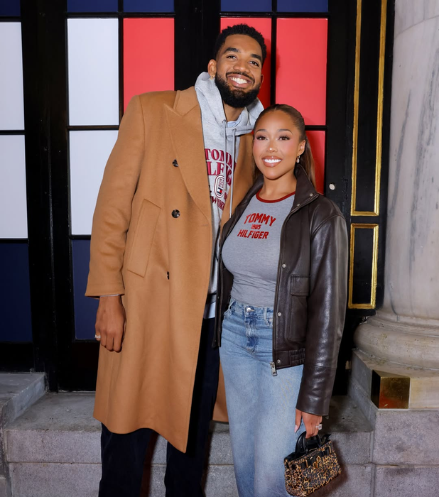 Karl Anthony Towns și Jordyn Woods, sursa- captură social media karltowns