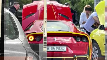 Rafinatul domn Dan a rămas din nou în pană cu Ferrari-ul. Cine l-a „salvat” pe milionar de această dată