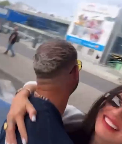 Cristina Scarlevschi și ispita Mattia/ sursă foto: social media