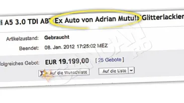 Briliantul, utilizat ca strategie de marketing la vanzarea unei masini: Se foloseste de Mutu ca sa puna mana pe 19.199 euro