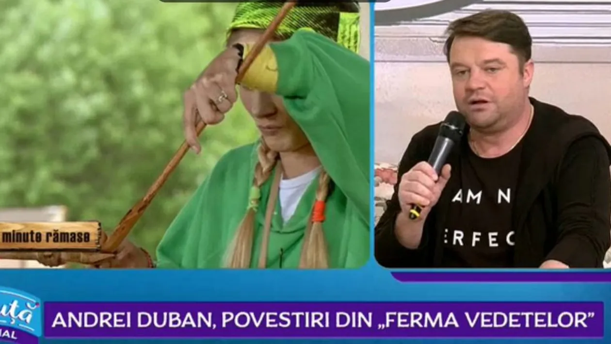 Andrei Duban, mărturisiri după ce a ieșit din Ferma vedetelor: Am dormit foarte mult trei în pat, cu Patrizia și cu soția. Am devenit mai liber