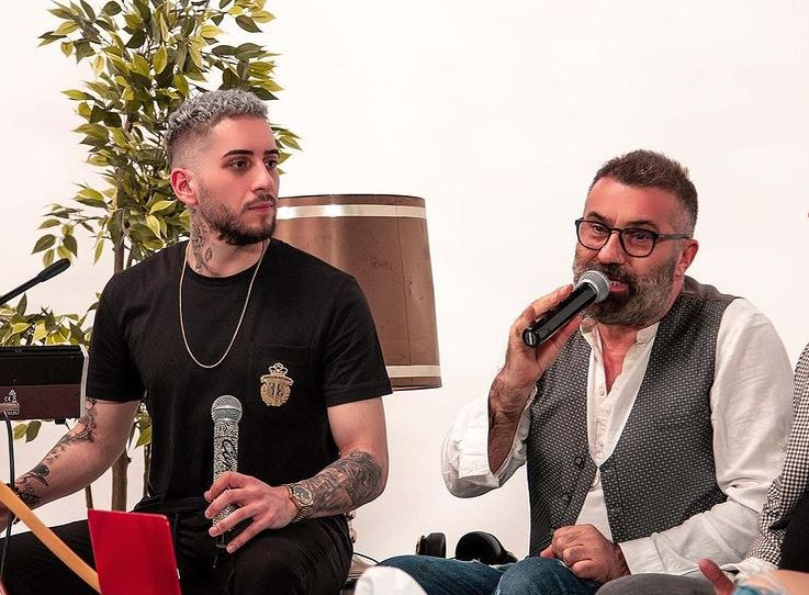 Fulgy și tatăl lui (sursa foto Instagram)
