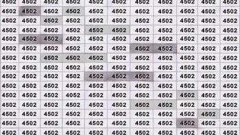 TEST IQ | Identifică singurul număr care nu este 4502! Dacă reușești în 7 secunde, ești un geniu