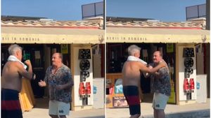 Romică Țociu l-a atacat pe Dan Bittman, iar rocker-ul a aruncat ochelarii și a ridicat pumnii! S-a întâmplat de față cu turiștii șocați, în Vama Veche
