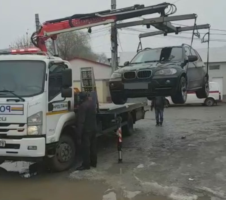 Altă mașină confiscată după percheziție