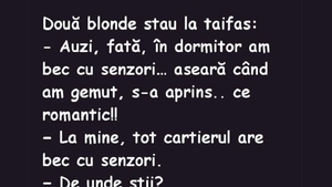 BANCUL ZILEI | "Auzi, fată, în dormitor am bec cu senzori"