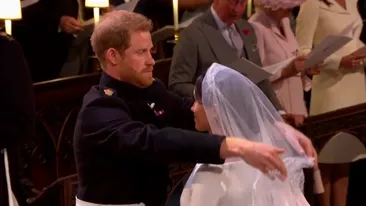 Ce i-a șoptit Prințul Harry lui Meghan Markle când a ajuns în fața altarului