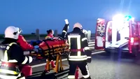 Accident grav la vama Nădlac. Un microbuz plin cu pasageri a intrat în coliziune cu un tir