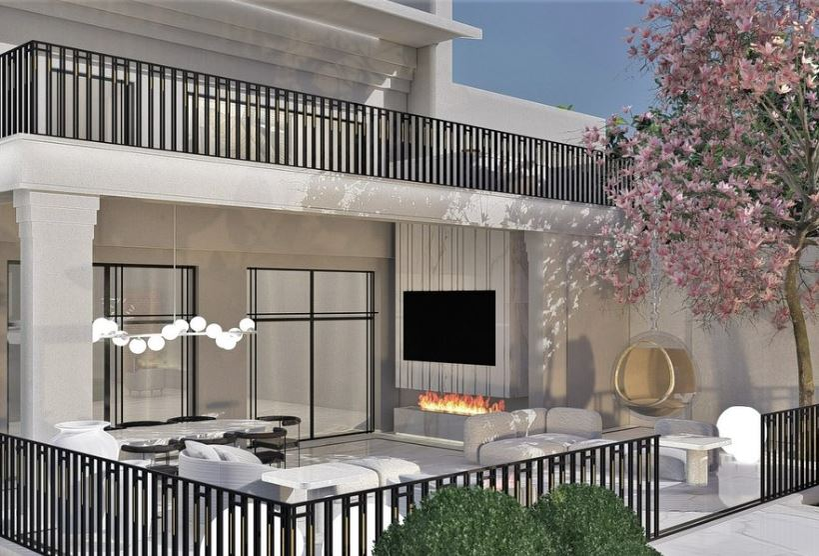 Proiect de design: casa Georgianei Lobonț și a lui Rareș Ciciovan / sursă foto: Instagram