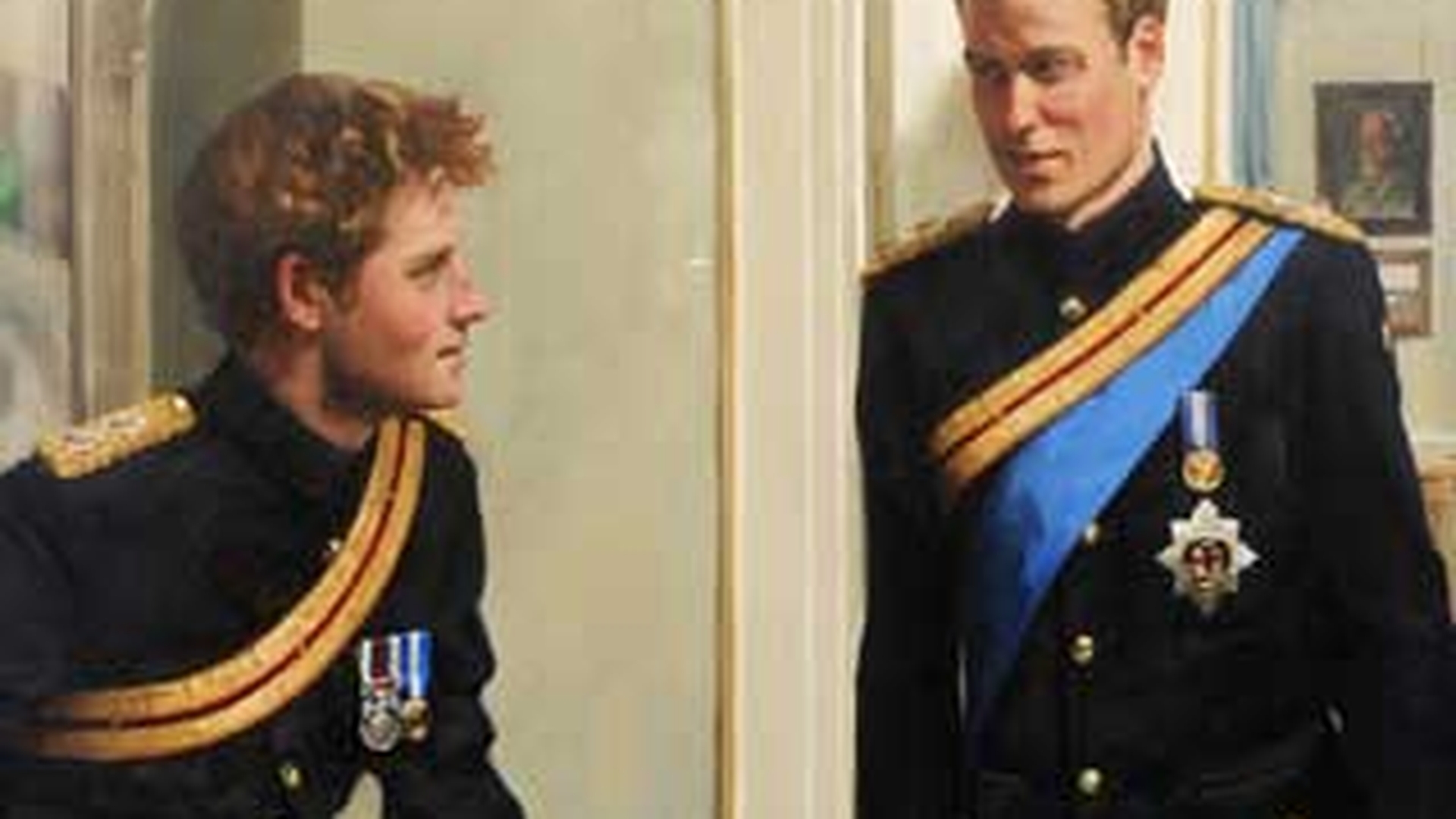 Printii William si Harry au portret oficial