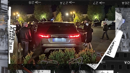 Revine în forță Irinel? Filmat ca pe vremuri, cu șofer & două puștoaice luate „la pachet pe cameră”