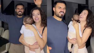 Jador și Oana Ciocan au publicat primele imagini cu chipul fiului lor. Cum arată micuțul Avraam