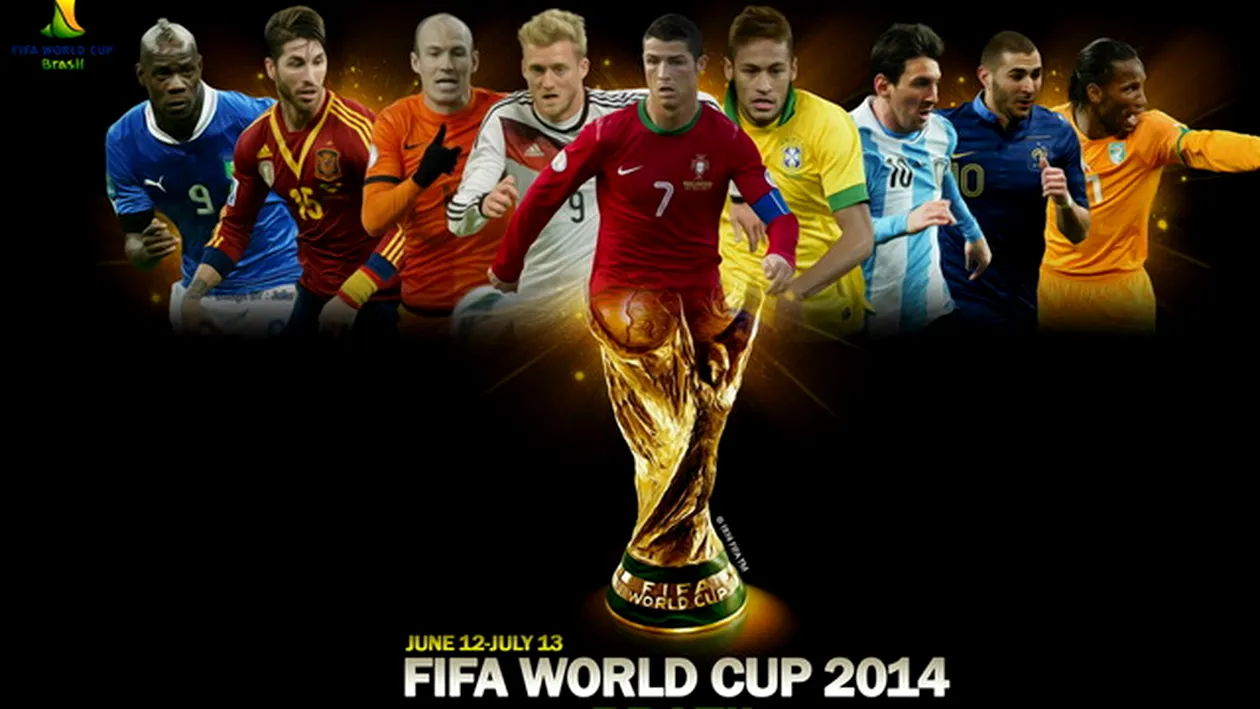 CUPA MONDIALA 2014 - Programul COMPLET si orele de disputare ale meciurilor de la Campionatul Mondial!