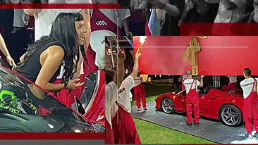 E cea mai ascultată artistă din Europa și a primit o bijuterie pe patru roți. Inna se va plimba cu Ferrari F8 decapotabil de 350.000 €