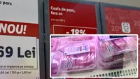 Cu câți lei se vinde 1 kg de ceafă de porc, în LIDL. Bucureștenii au crezut că e o eroare