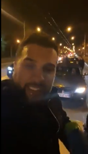 Tzancă Uraganul, alături de protestatari
