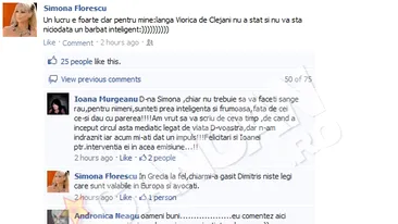 Simona Florescu a luat foc dupa ce Ionita i-a cantat la balcon: Langa Viorica de la Clejani nu va sta niciodata un barbat inteligent”