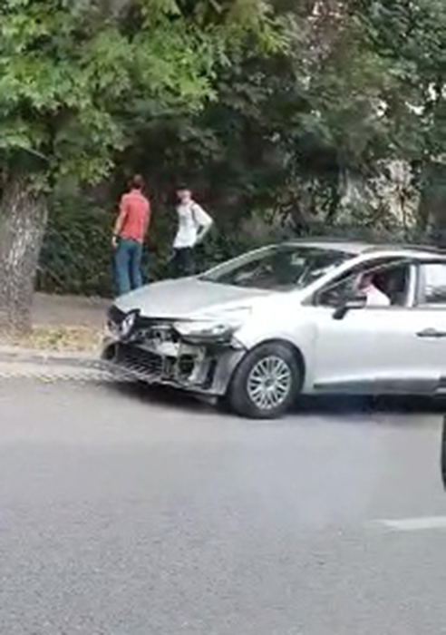 VIDEO. Cristian Boureanu, accident de mașină în centrul Bucureștiului