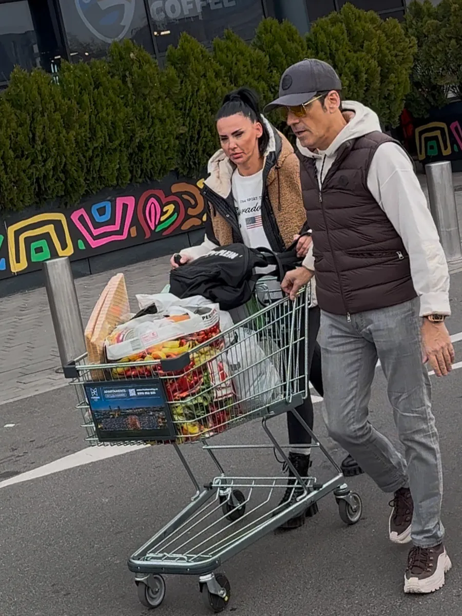 Ștefan Bănică și Lavinia Pîrva au ieșit împreună la cumpărături